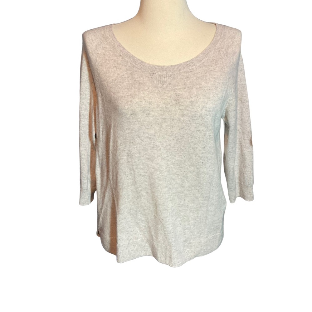 Pure Collection Gray Cashmere Sweatshirt Sweater